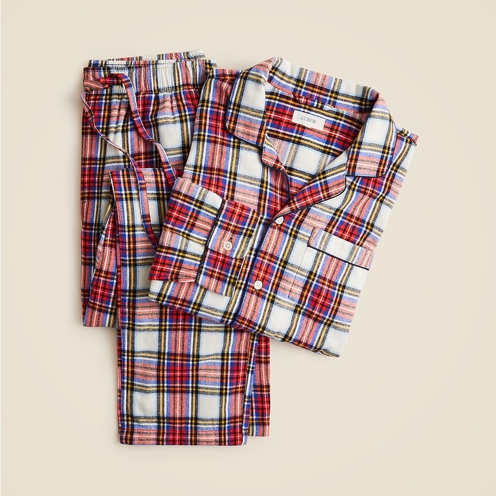J. Crew Cotton Flannel Pajama Set